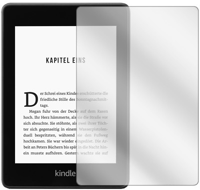 Schutzfolie für Amazon Kindle Paperwhite 6. Zoll (2018) Display Folie klar