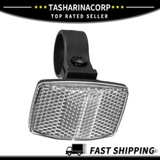 Universal Piece of 1 Bike Reflectors 2.13"x1.57" Bicycle Warning Reflector White