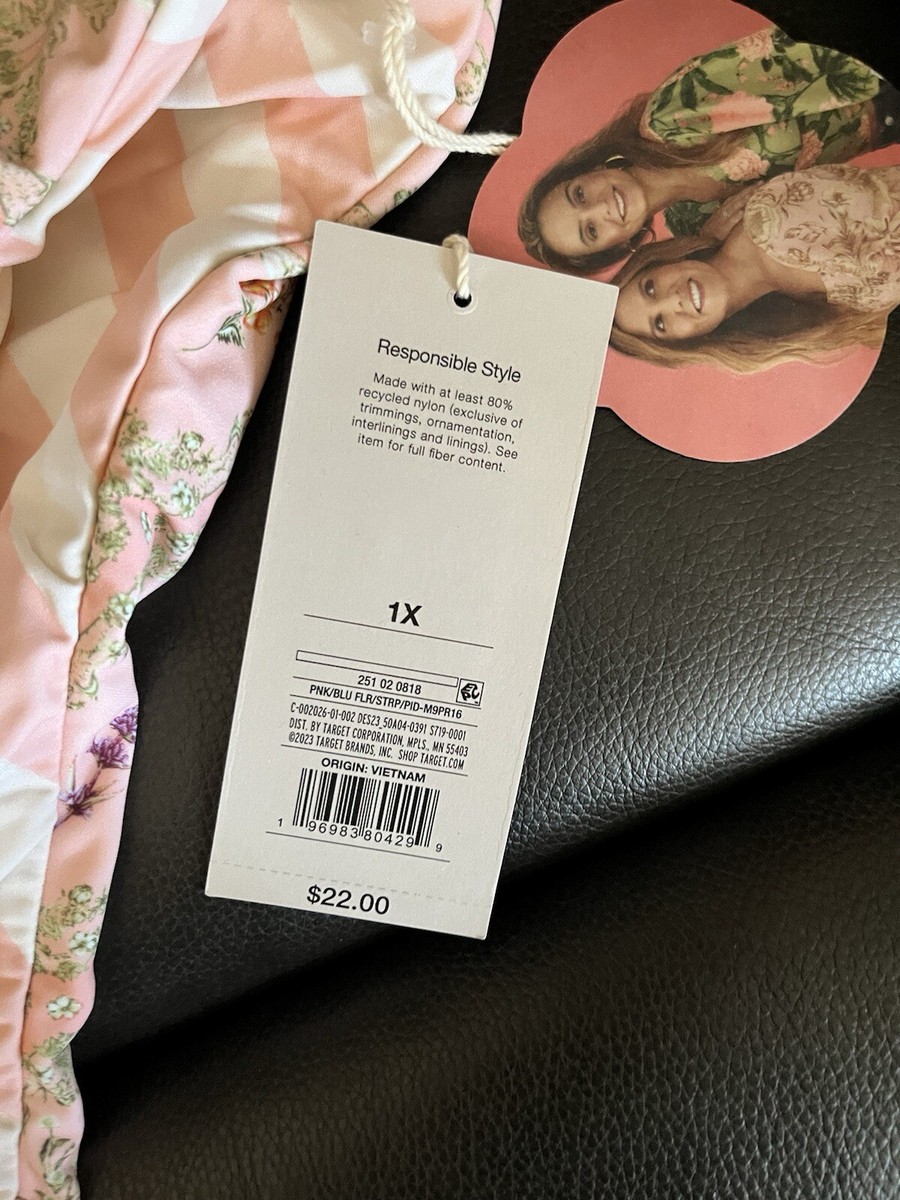 NWT Aguabendita Swim Bottom Only Low Rise Cheeky Plus Size 1x