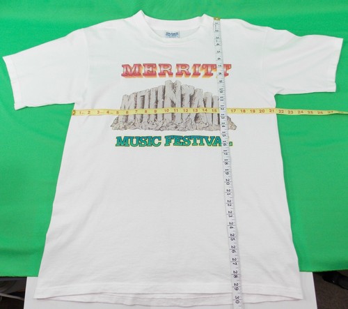 Camisa MERRITT MOUNTAIN MUSIC FESTIVAL 1995 CREW Jerry Lee Lewis Oakridge Niños LG - Imagen 6 de 8