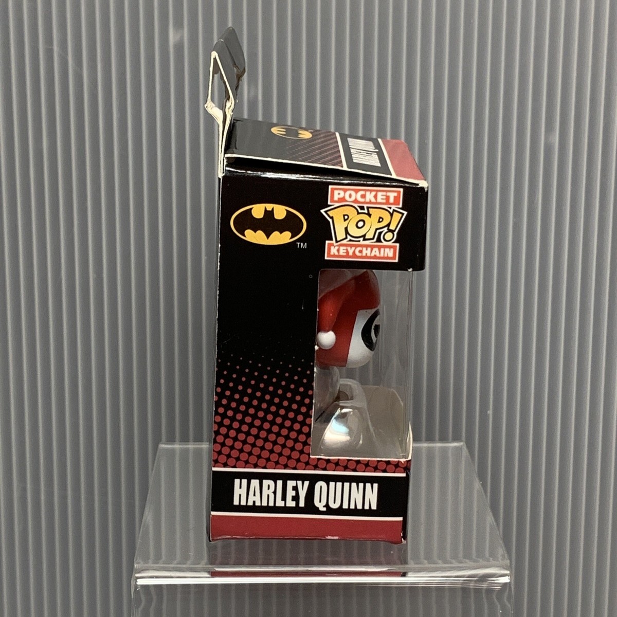 Funko Pop! Keychain Harley Quinn, Batman DC Comics (Joker Costume 