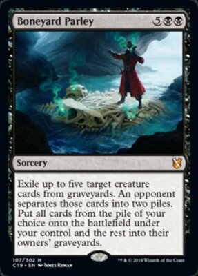 mtg parley cards Boneyard Parley : COMMANDER 2019 107/302