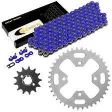 Blue Drive Chain And Sprockets Kit for Honda ATC350X 1985