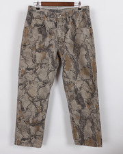 Vintage 90s Wrangler Camo Hunting Pants 34x32 Cotton Camouflage Natural VTG