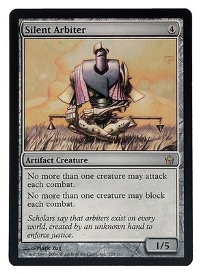 MTG Fifth Dawn Silent Arbiter EX+ x1