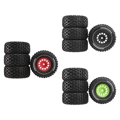 RC Auto Reifen Spielzeugauto Räder 4 Stück Zubehör leicht zu ersetzen Ersatz Ersatz