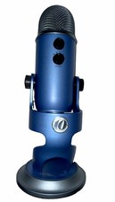 Blue Yeti USB Microphone Midnight Blue Multi-Pattern Condenser Mic A00132