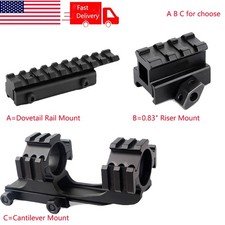 PEPR 1"/30mm Ring Cantilever Mount/0.83" Riser Mount/Dovetial Rail Extend Mount