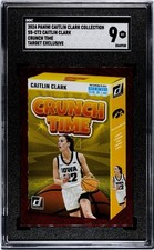 2024 Panini Donruss Crunch Time- Target Caitlin Clark PSA 9