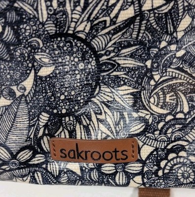 Sakroots Backpack Floral Pen Drawn Artists School Bag
