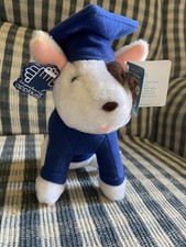Spud McKenzie Bull Terier White Plush Doll Toy Vintage. Graduate college.