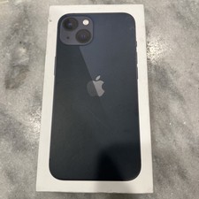 Apple iPhone 13 EMPTY BOX ONLY 128GB 18.6.2 Midnight ML933LL/A