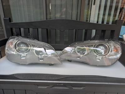 BMW X5 E70 2011 - 2013 LCI AFS Xenon Headlights Pair Set Genuine OEM TESTED