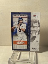 2013 Panini Contenders Peyton Mainning Season Ticket #14 Broncos