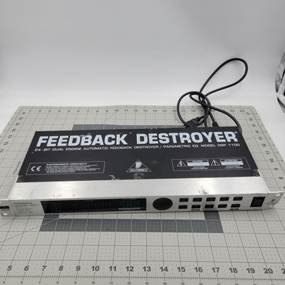 Behringer Feedback Destroyer DSP1100 24 Bit Dual Engine Parametric