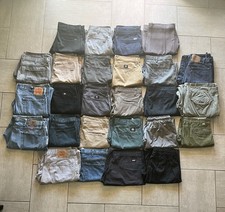Reseller Lot Of 26 Mixed Vintage Pants, Jeans, Shorts And Track Pants