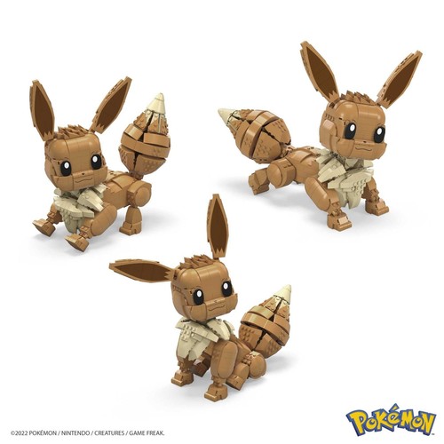 MEGA Pokémon Eevee Gigante set da costruzione da 824 pezzi personaggio alto 28 - Foto 4 di 6