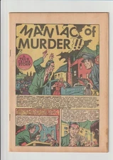 Crime Fighting Detective #17, Dec. 1951, Star Publ. Coverless Complete GA Crime