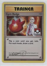 Gym Badge - Blaine (Pokemon League) Holo Pokémon XY Black Star Promo #XY209 on eBay