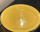 Fiestaware Sunflower Yellow Oval Platter Large 9.5"x13.5" Serving Dish Fiesta