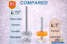 4Pcs Universal Baby Gate Threaded Spindle Rod, M8 8Mm Replacement Bo