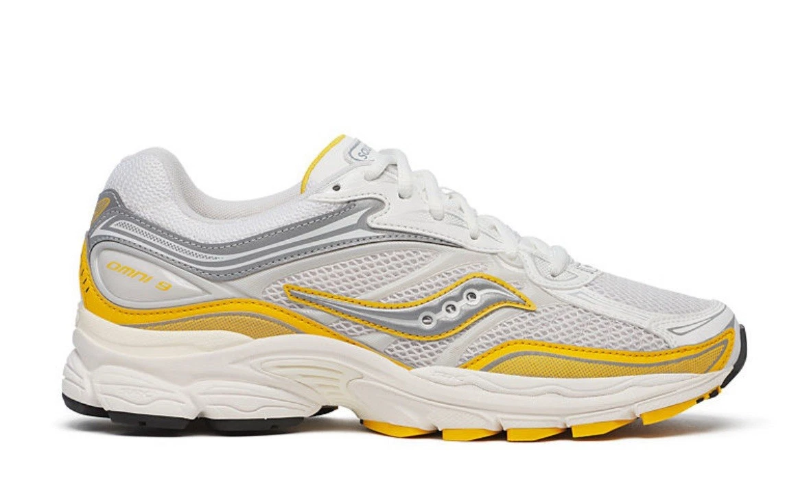 Saucony ProGrid Omni 9 Metallic Pack - White Gold for sale  display picture 1