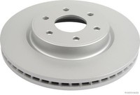 2X Herth+Buss Jakoparts Bremsscheibe J3301087 Passend FüR Nissan Renault