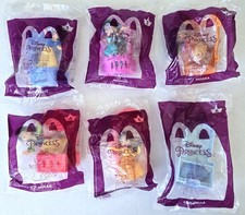 2021 McDonald's Disney Princess Happy Meal Toys Lot of 6