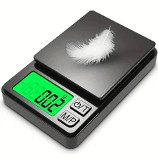 Precision Pocket Scale 1000g x 0.1g Digital Gram Jewelry Food Travel LCD Scale