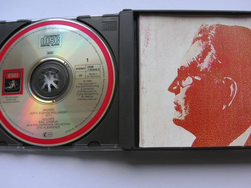 Wagner - Der fliegende Holländer * Otto Klemperer, Theo Adam, Silja * EMI 3 CD s - Bild 3 von 4