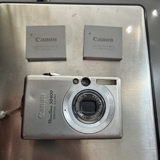 Canon PowerShot SD600 ELPH Digital Camera Battery READ-works- Display Broken
