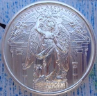1 oz. GABRIEL ARCHANGEL Series #2 New Archangel back round BU .999 fine silver