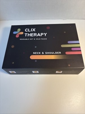 Click Therapy Reusable Hot and Cold Gel Packs for Neck & Shoulder Pain Relief