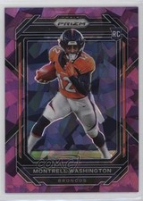 2022 Panini Prizm Rookies Purple Ice Prizm 2/225 Montrell Washington #356 10k8