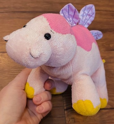 Ganz Webkinz Bubblegumasaurus HM647 Plush Pink Dinosaur Stuffed Animal 