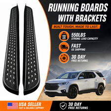 Side Steps Running Boards Fits for Chevrolet Traverse 2018-2023 Nerf Bar Pedals