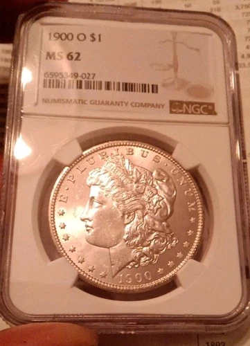 1900-O $1 Morgan Silver Dollar NGC MS 62 | Uncirculated UNC