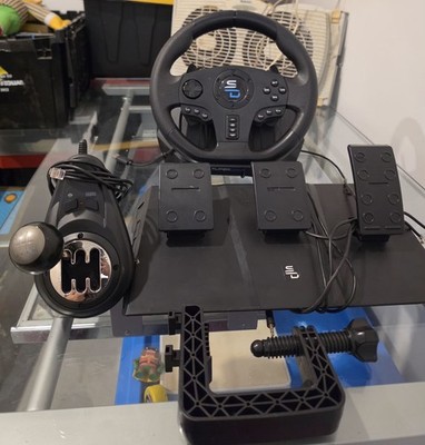 Superdrive Gaming Steering Wheel w/ Pedals & Shifter PS4 PS3 PC