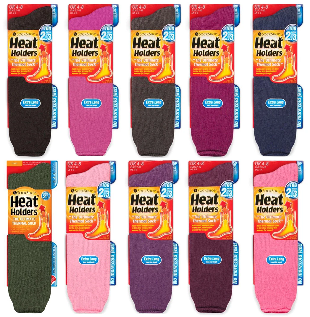  HEAT HOLDERS - 3 pack womens thick thermal socks 5-9