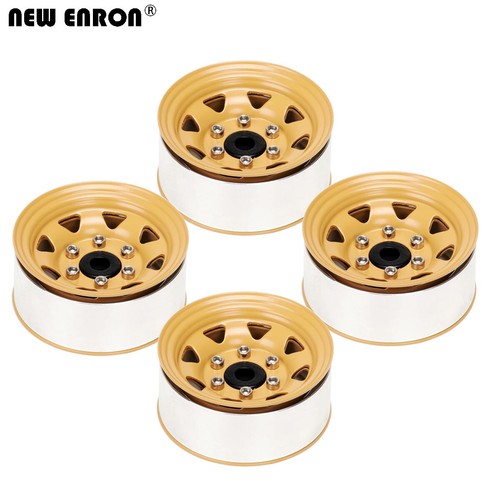 4Pcs 1.55" Beadlock Wheel rim for RC 1/10 Crawler CC01 LC70 MST JIMNY 90069 D90 - Picture 82 of 109