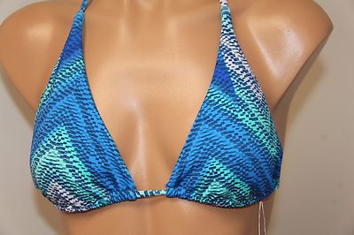 NWT ECHO Design Swimsuit Bikini Bra Top Size M UPF+50 Slide Halter