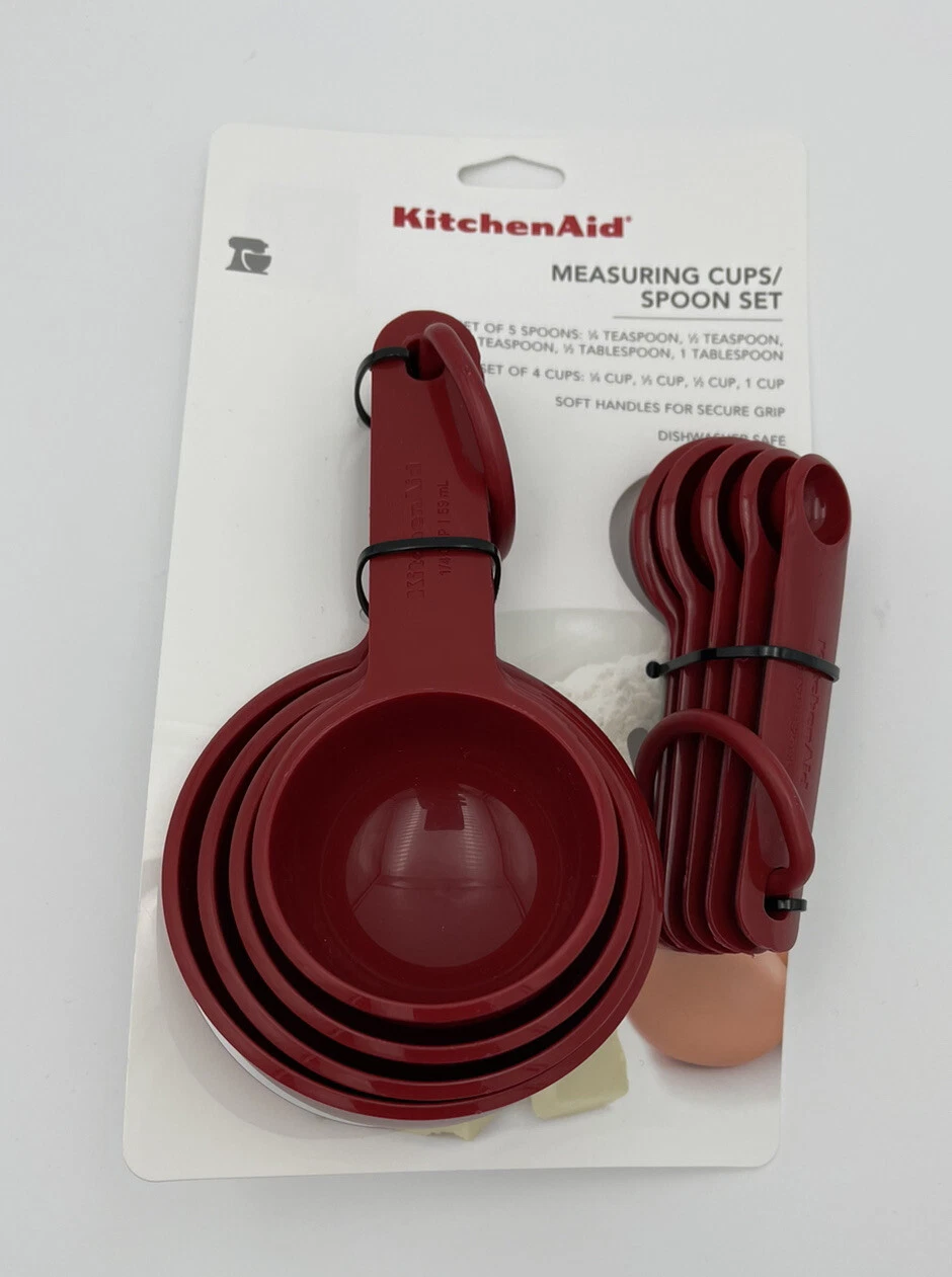 Kitchenaid Measuring Cup Spoon Set 5 Spoons 4 Cup