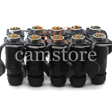 LP20 2Pin-12Pin Waterproof Power Connector,AC DC Signal,Aviation Cable Connector