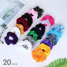 20 Pcs Hair Scrunchies Velvet Elastic Hair Bands Scrunchy Hair Ties Rope Women