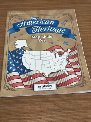 Our American Heritage Abeka Teacher Map Skills Key Grade 3 NO WRITING
