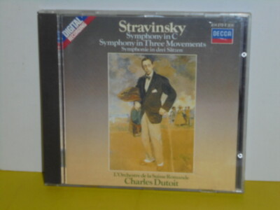 CD - STRAVINSKY - SYMPHONY IN C MAJOR - CHARLES DUTOIT - ORCH. SUISSE ROMANDE