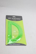 Office Depot 180 Degree Protractor Green 713-585