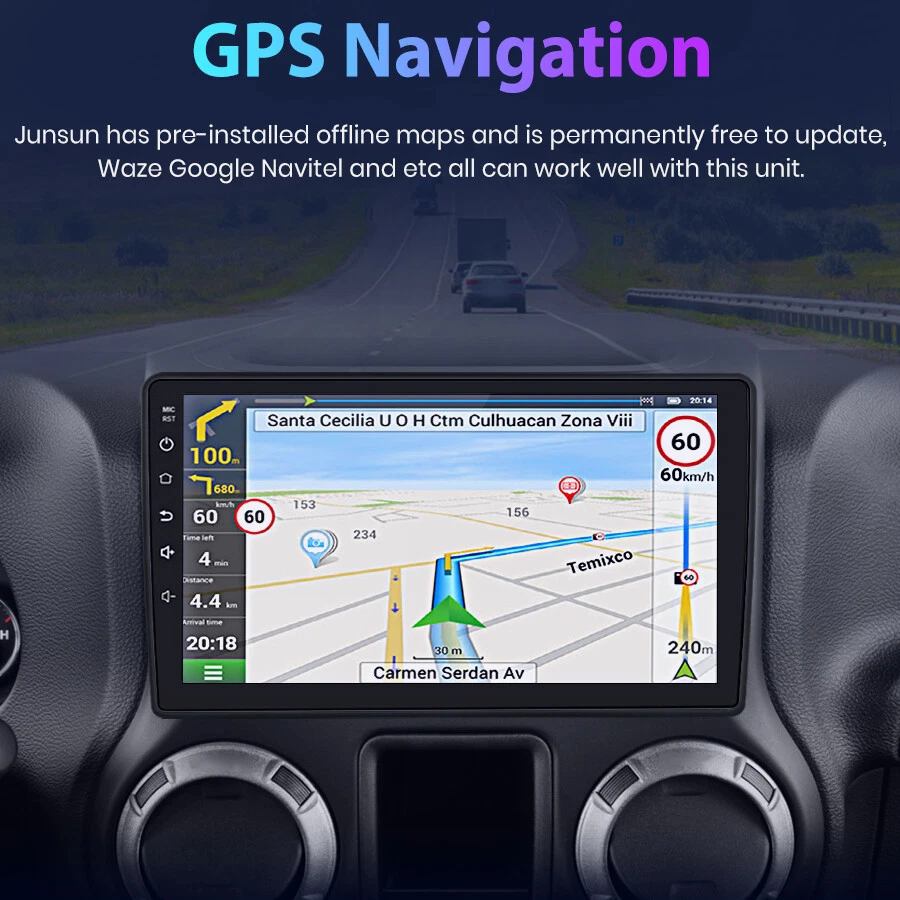 for jeep wrangler android13 car radio gps carplay camera 