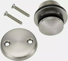 Designers Impressions 615595 Satin Nickel Toe Tap Drain Trim