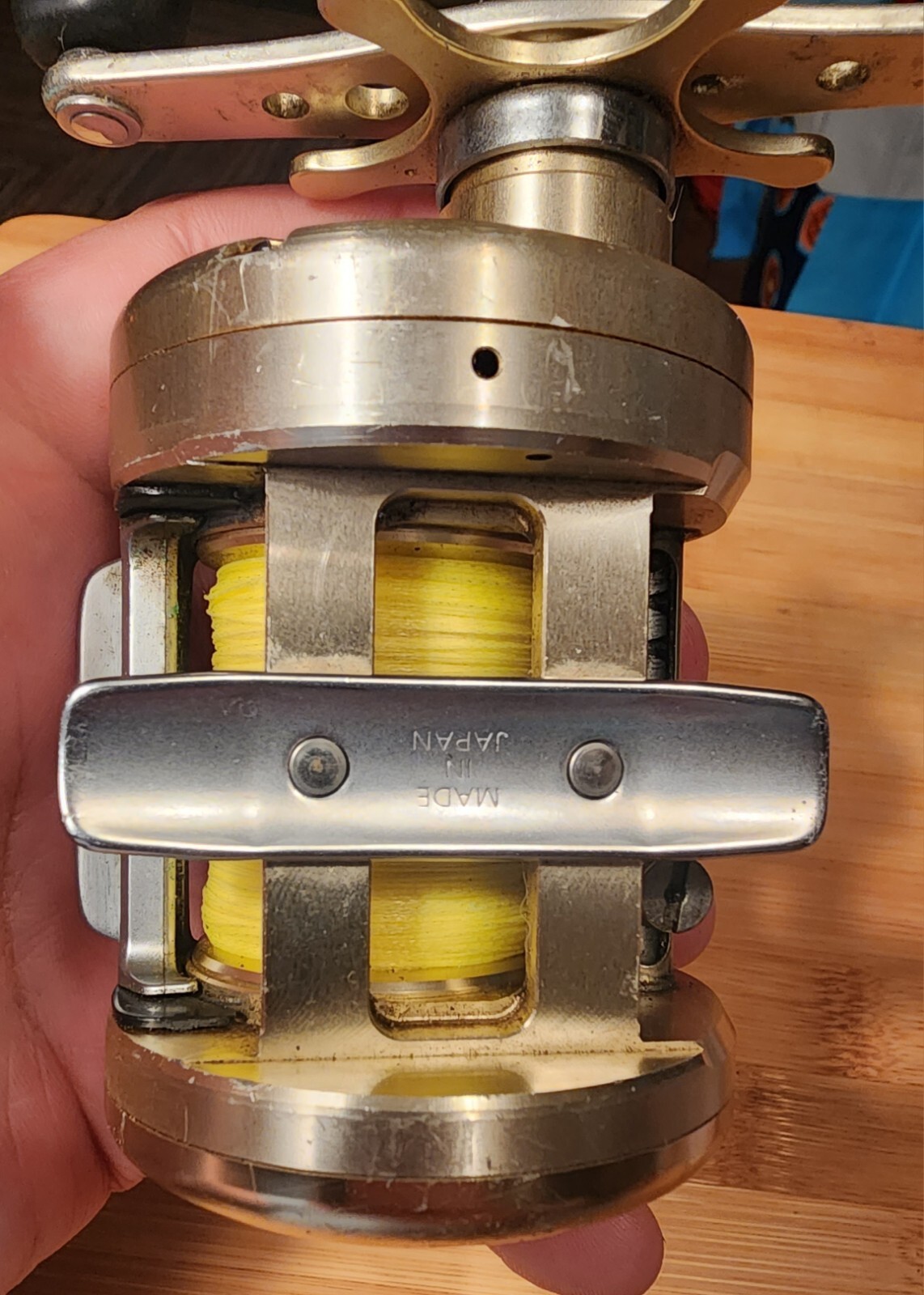 Team Daiwa Luna 300 Gold Levelwind Baitcasting Fishing Reel